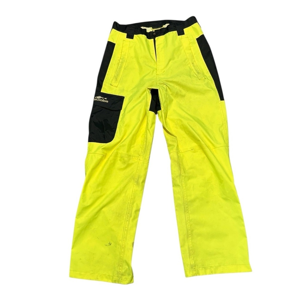 Grundens -  Men's Weather Pants Hi-Vis Yellow - SIZE S